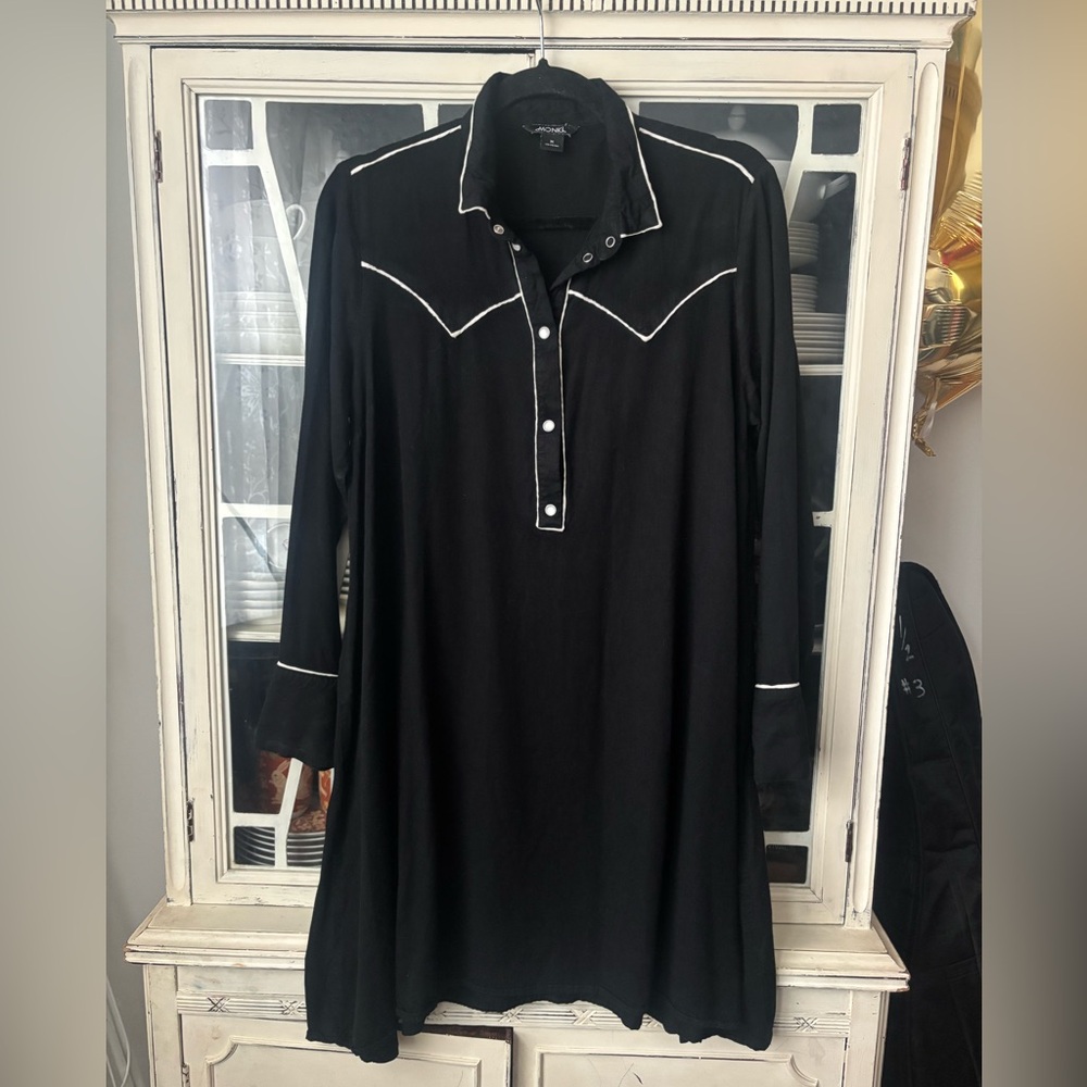 Monki Western Style Shirt Dress